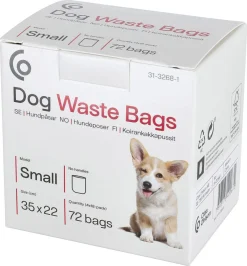 Hundbajspåsar, small, 72-pack
