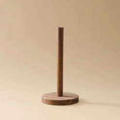 Hushållspappershållare trä, 28 cm