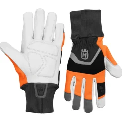 Husqvarna Functional handske med sågskydd, skinn