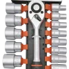 Hylsnyckelsats 19 delar 1/2"