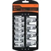 Hylssats ½ tum sexkant 10-24 mm, 10 delar