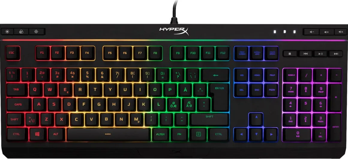 HyperX Alloy Core RGB, gaming-tangentbord (nordisk layout)