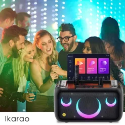 Ikarao Break X1 karaokemaskin med 13,3-tums pekskärm, bärbar