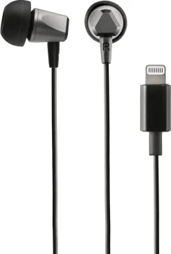 In ear-hörlurar med mikrofon, Lightning, svarta