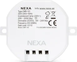 Inbyggnadsmottagare dimmer Nexa CMR-101