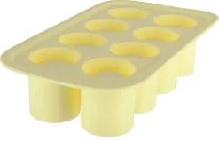 Isglas, form i silikon för 8 små glas av is