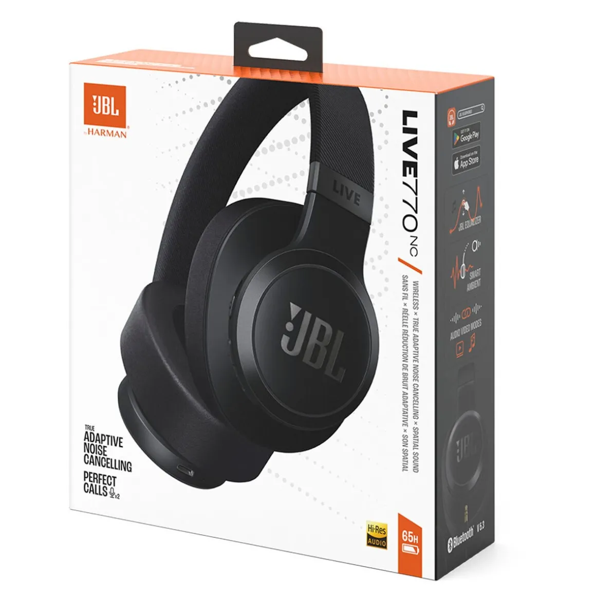 JBL Live 770NC hopfällbara trådlösa over ear-hörlurar