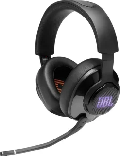 JBL Quantum 400 gaming headset med RGB, surround och DTS