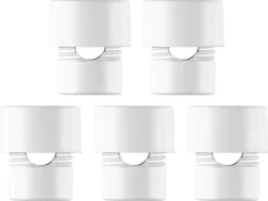 Kabelhållare inomhus vit, 5-pack
