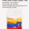 Kabelhållare med kardborre 5-pack