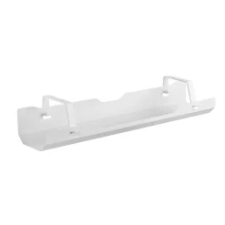 Kabelhållare skrivbord, kabelgömma metall, vit, 60 cm