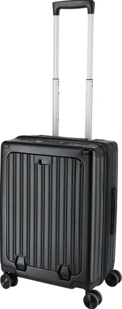 Kabinväska med USB-A, USB-C, 55 x 40 x 23 cm, svart