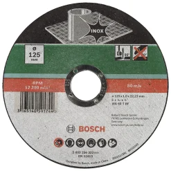 Kapskiva för rostfritt stål 125 mm, Bosch