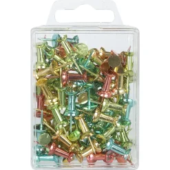 Kartnålar push-pins blandade färger 80-pack