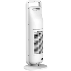 Keramisk värmefläkt, portabel med fjärrkontroll, vit, 2000 W