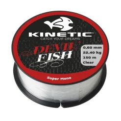 Kinetic nylonlina 0,6 mm, transparent, 150 m