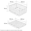 Klappbox av återvunnen plast, XL 48,8 x 33,1 x 19 cm