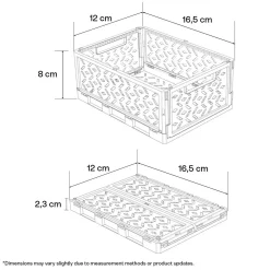 Klappbox transparent