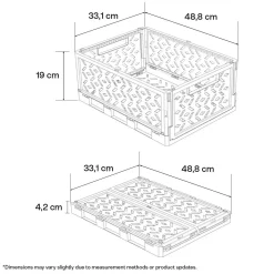 Klappbox transparent