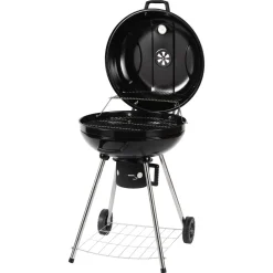 Klotgrill med galler och asktråg, 57 cm