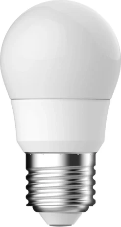 Klotlampa LED E27 1,2 W, varmvit