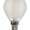 Klotlampa dimbar LED E14 1 W, varmvit