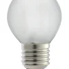 Klotlampa dimbar LED E27 2,2 W, varmvit