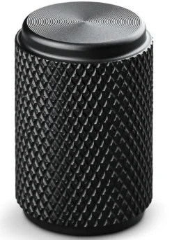 Knopp Rimini matt svart, 2-pack