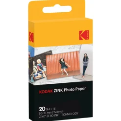 Kodak självhäftande ZINK-fotopapper 2x3 tum