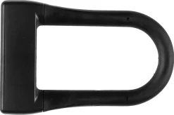 Kompakt bygellås cykel med nyckel 13 mm x 21 cm svart