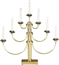 Konstsmide adventsljusstake mässing, 54 cm