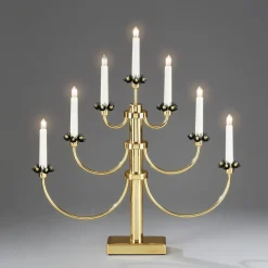 Konstsmide adventsljusstake mässing, 54 cm