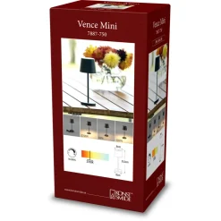 Konstsmide Vence bordslampa USB laddningsbar