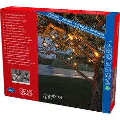 Konstsmide ljusslinga glödlampor LED, 10 m, utbytbara ljuskällor