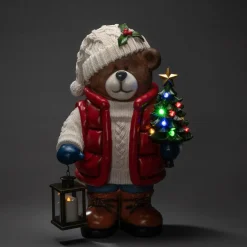 Konstsmide stor teddybjörn med belysning, 65,5 cm