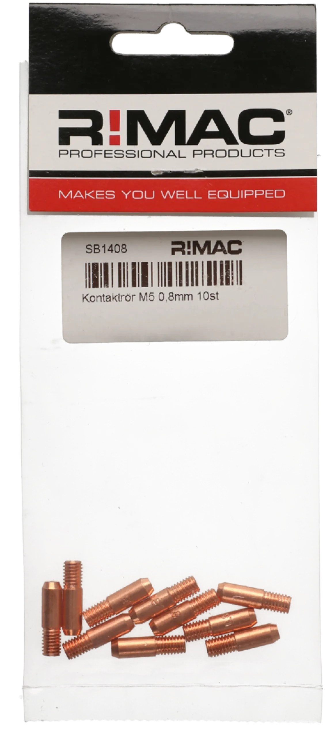 Kontaktrör M5 0,8 mm