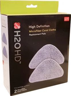 Koralldukar till ångmopp H2O HD Mop, 2-pack