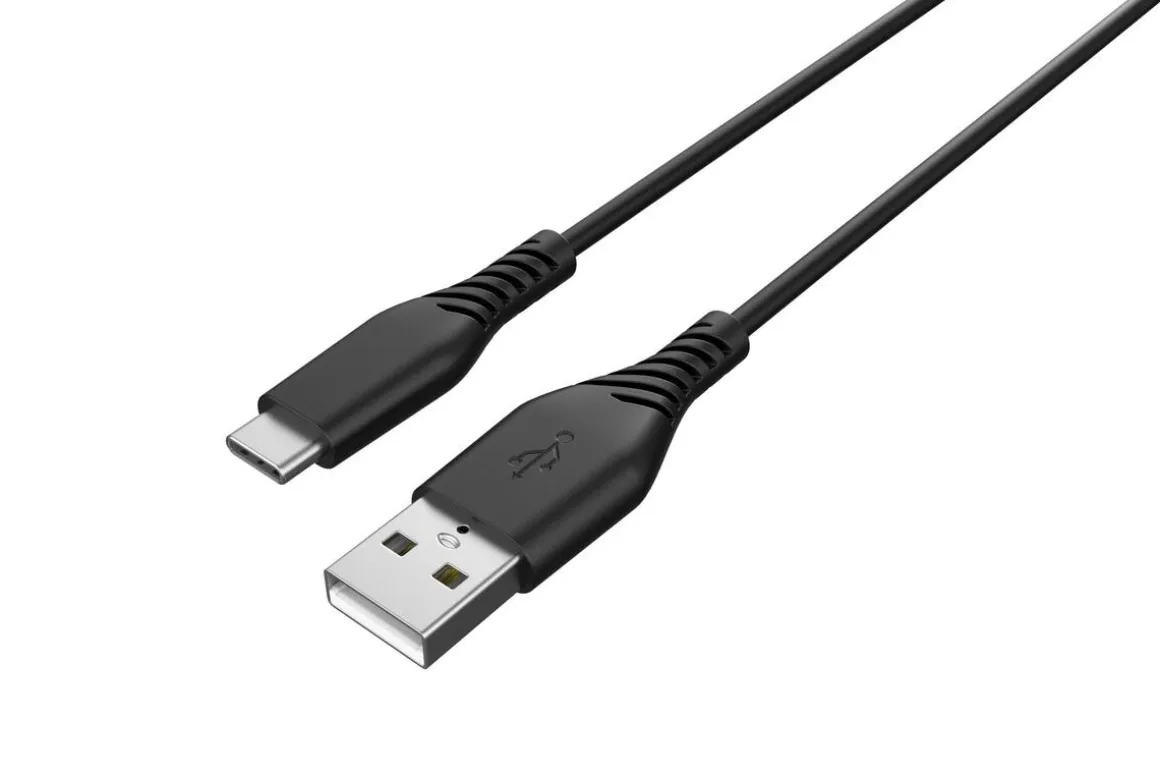 Kort USB kabel 0,3m USB A till USB C Clas Ohlson
