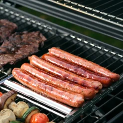 Korvrullare för grill, rostfritt stål