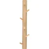 Kroklist Vertikal, hängare med 6 krokar, trä, 48 cm