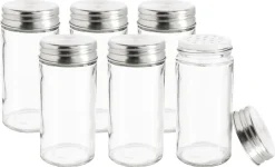 Kryddburkar glas, 6-pack