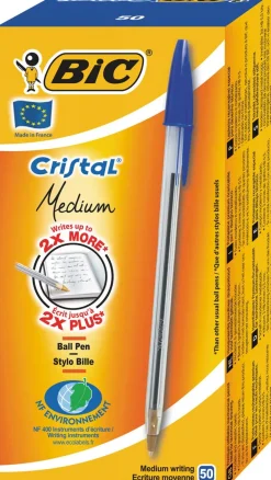 Kulspetspenna Bic Cristal Medium 50-pack