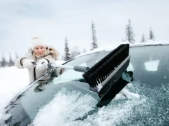Kungs Star-is snöborste bil med isskrapa, teleskop 93-125 cm