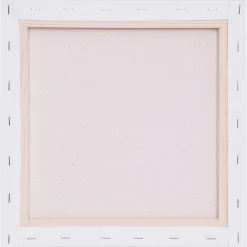 Kvadratisk canvas med ram, bomull, Sang, 3-pack