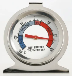 Kyl- och frystermometer rostfritt stål
