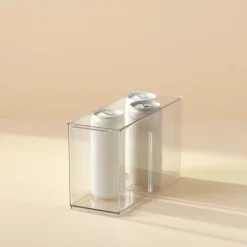 Kylskåpsförvaring med avdelare, transparent