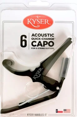 Kyser KG6B Capo för stålsträngad westerngitarr