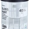 Lackfärg halvblank glans 40, 0,75 liter