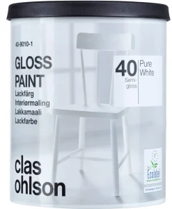 Lackfärg halvblank glans 40, 0,75 liter