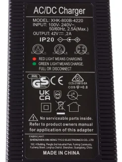 Laddare till elsparkcykel 36 V (42 V/2 A) Xiaomi, Ninebot, E-Way m.fl.